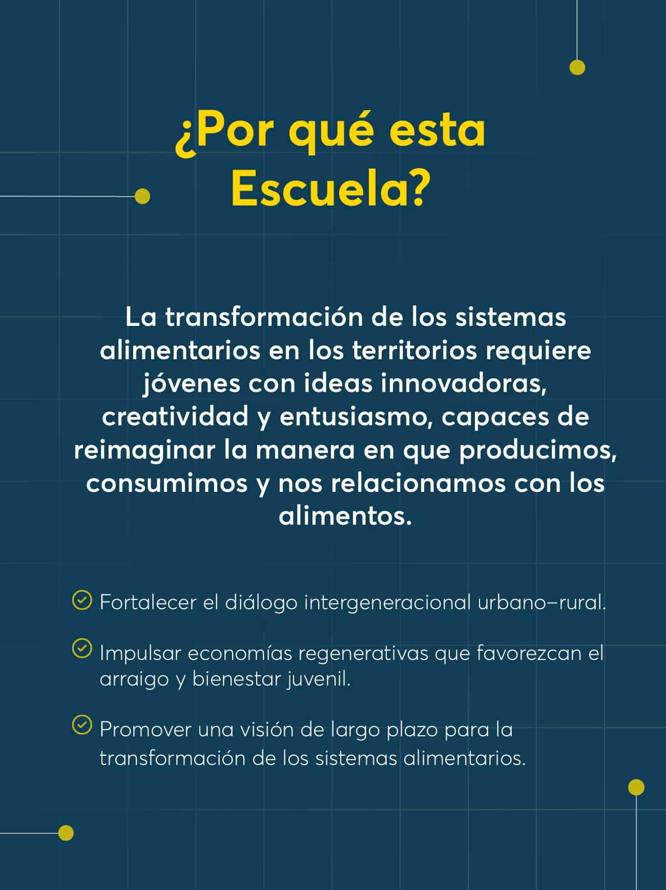 Escuela de Jóvenes Líderes en Sistemas Alimentarios1